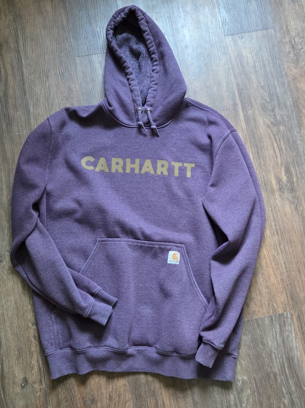 Carhartt Purple Logo Hoodie